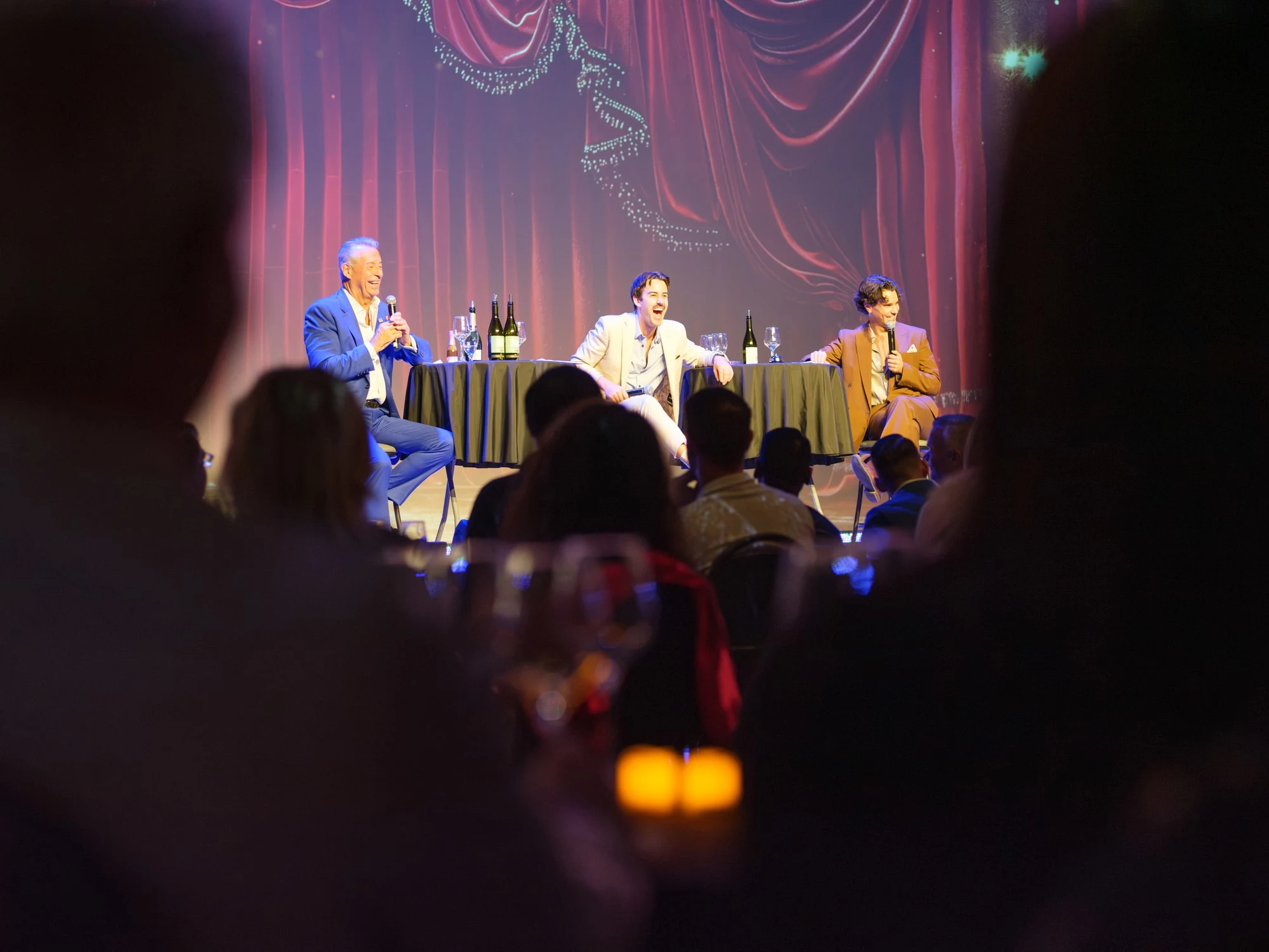 Sweeney & Ethan on stage