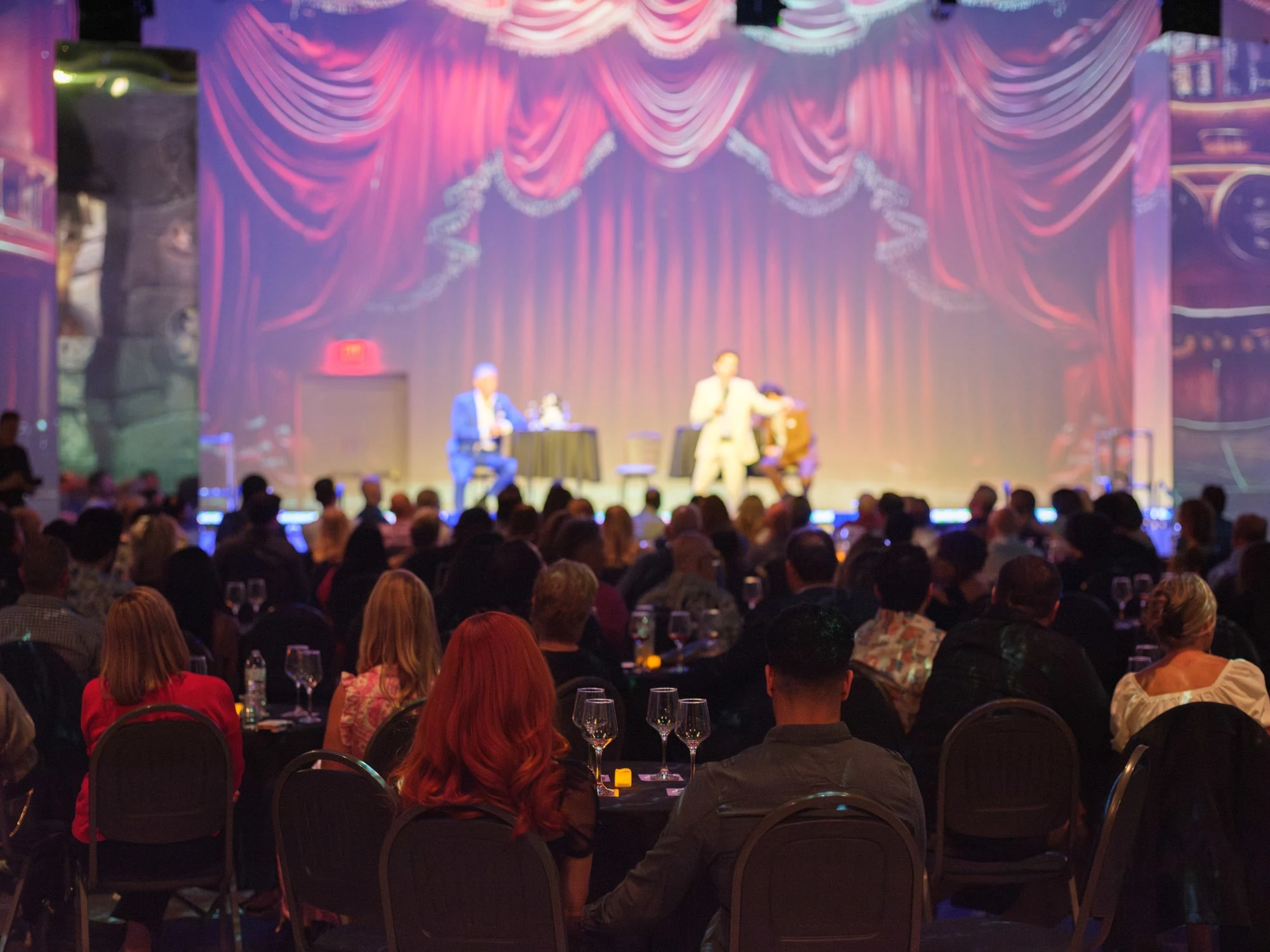 Audience enjoying the show